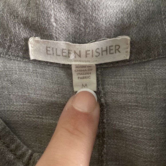 Eileen Fisher Utility Jacket 100% Linen - Picture 2 of 12